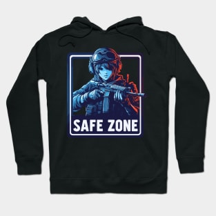 Safe zone special forces club firearm Hoodie